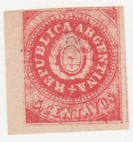 Південна Америка Южная Америка ^/--/^ Аргентина 1862  г. № 10 ^_^^^ Аргентина 1862 р. No 10 - фото фото фото
