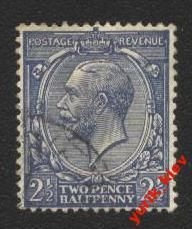 Великобританія Великобритания ^/--/^ Англия   1912 /--/ г..№ 131 гашеная ^_^^^ Англія 1912 р. No 131 гашена - фото фото фото