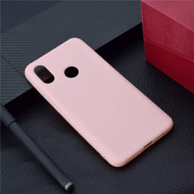 Чохли, бампера Чехлы, бампера ^/--/^ Чохол для Xiaomi Redmi Note 6 Pro силікон soft touch бампер світло-рожевий ^_^^^ Чехол для Xiaomi Redmi Note 6 Pro силикон soft touch бампер светло-розовый - фото фото фото