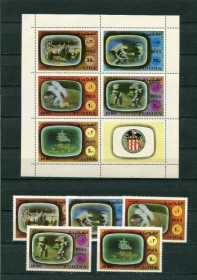 Освоєння космосу Освоение космоса ^/--/^ Фуджейра  FUJEIRA Space  1972 Mi 890-894 /--/ A.В Apollo 16  MNH ^_^^^ Фуджейра FUJEIRA Space 1972 Mi 890-894 /--/ A. - фото фото фото