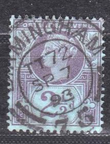Великобританія Великобритания ^/--/^ ZM Европа Великобритания 1887 г  - гаш - Виктория - ^_^^^ ZM Європа Великобританія 1887 р - гаш - Вікторія - - фото фото фото