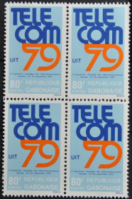 Інше Другое ^/--/^ Габон Космос Телекоммуникации ITU UIT 1979 Кварт ^_^^^ Габон Космос Телекомунікації ITU UIT 1979 Кварт - фото фото фото
