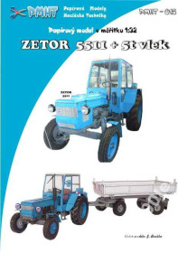 Інші Другие ^/--/^ Zetor 5511 + 5-тонный прицеп  (PMHT) [1:32] ^_^^^ Zetor 5511 + 5-тонний причіп (PMHT) [1:32] - фото фото фото