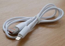 Кабелі Кабели ^/--/^ Кабель Lightning  USB iPhone 1 /--/ м NEW ^_^^^ Кабель Lightning USB iPhone 1 /--/ м NEW - фото фото фото