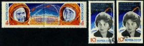 Освоєння космосу Освоение космоса ^/--/^ СССР. Восток 5, 6 (серия)** 1963 г. ^_^^^ СРСР. Схід 5, 6 (серія) 1963 - фото фото фото