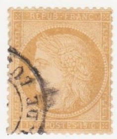 Франція Франция ^/--/^ Франция 1872 г.№ 54 гашеная ^_^^^ Франція 1872 р. No 54 гашена - фото фото фото