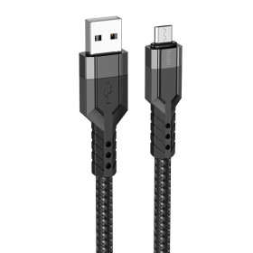 Кабелі Кабели ^/--/^ Дата кабель HOCO U /--/ 110 Extra Durability Micro USB 1.2 /--/ М 2.4 /--/ A Черный ^_^^^ Дата кабель HOCO U /--/ 110 Extra Durability Micro USB 1.2 /--/ М 2.4 /--/ A Чорний - фото фото фото