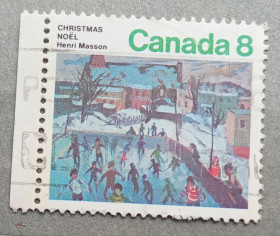 Північна Америка Северная Америка ^/--/^ Канада 1974 г - Рождество, гаш ^_^^^ Канада 1974 — Різдво, гаш - фото фото фото