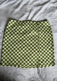 Спідниці Юбки ^/--/^ Зелена спідниця шахматка клітинка Primark 047 ^_^^^ Зеленая юбка шахматка клетка Primark 047 - фото фото фото