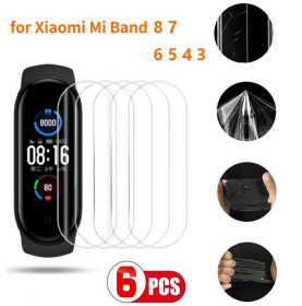 Інше Другое ^/--/^ Xiaomi Mi Band 3.4.5,6,7,8 Защитная гидрогель пленка для фитнес браслета все модели -комплект 6 /--/ шт ^_^^^ Xiaomi Mi Band 3.4.5,6,7,8 Захисна гідрогель плівка для фітнес браслета всі моделі -комплект 6 /--/ шт - фото фото фото