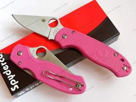 Ножі, мультітули Ножи, мультитулы ^/--/^ Ніж складаний Spyderco Para 3 Lightweight Pink Ніж складаний туристичний Spyderco Para 3 Lightweight рожевий EDC ^_^^^ Spyderco Para 3 Lightweight Pink Неж составлен туристический Spyderco Para 3 Lightweight розовый EDC - фото фото фото