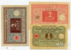 Німеччина Германия ^/--/^ Комплект 1 і 2 марки, Німеччина 1920 р. ^_^^^ Комплект 1 и 2 марки, Германия 1920 г. - фото фото фото