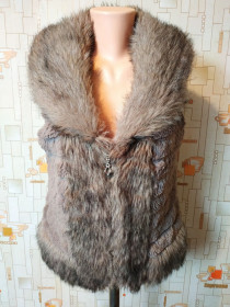 Інше Другое ^/--/^ Жилет хутряний жіночий YIRA p-p L ^_^^^ Жилет меховой женский YIRA p-p L - фото фото фото