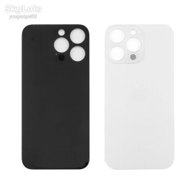 Корпуса на iPhone Корпуса на iPhone ^/--/^ Задня кришка APPLE iPhone 14 Pro Max Silver  (срібляста)  (великі отвори) ^_^^^ Задняя крышка APPLE iPhone 14 Pro Max Silver (серебристая) (большие отверстия) - фото фото фото