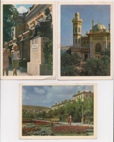 СРСР СССР ^/--/^ ФЕОДОСИЯ - КРЫМ  3 открытки 1960-х гг. ^_^^^ Феодосія - Крим 3 листівки 1960-х рр. - фото фото фото