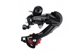 Перемикачі, манетки Переключатели, манетки ^/--/^ Перемикач задній SHIMANO RD-TZ /--/ 500 7 /--/ шв, під болт, чорний (DERB-029-1) з індексним перемиканням ^_^^^ Переключатель задний SHIMANO RD-TZ /--/ 500 7 /--/ шв, под болт, черный (DERB-029-1) с индексным переключением - фото фото фото