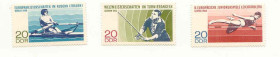 Румунія Румыния ^/--/^ ГДР Германия 1968  марки Спорт  3 шт  негашеная ^_^^^ НДР Німеччина 1968 марки Спорт 3 шт негашена - фото фото фото