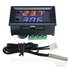 Термометри Термометры ^/--/^ Цифровий терморегулятор W /--/ 1209 /--/ WK DC 12 V -50-110° ^_^^^ Цифровой терморегулятор W /--/ 1209 /--/ WK DC 12 V -50-110° - фото фото фото