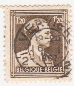 Бенілюкс Бенилюкс ^/--/^ Бельгия 1951  г. № 904 гашеная ^_^^^ Бельгія 1951 р. No 904 гашена - фото фото фото