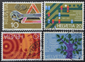 Інше Другое ^/--/^ Швейцария Помощь на дороге, ЖД Транспорт, 50 лет Радио, Конгресс мигрантов 1972 ^_^^^ Швейцарія Допомога на дорозі, ЖД Транспорт, 50 років Радіо, Конгрес мігрантів 1972 - фото фото фото