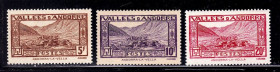Малі Держави Європи Малые Государства Европы ^/--/^ Андорра 1944 г  MNH - ландщафт - долина ^_^^^ Андорра 1944 р MNH - лпндщафт - долина - фото фото фото