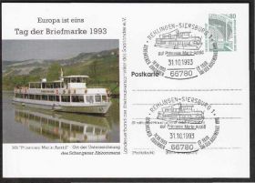 Європа Европа ^/--/^ Германия 1993 ПАССАЖИРСКИЙ ПАРОХОД ТЕПЛОХОД РЕЧНОЕ ПАРОХОДСТВО НАВИГАЦИЯ ТУРИЗМ ПК** СГ ^_^^^ Німеччина 1993 ПАСАЖИРСЬКИЙ ПАРОХІД ТЕПЛОХІД РІЧНЕ ПАРОХОДСТВО НАВІГАЦІЯ ТУРИЗМ ПК** СГ - фото фото фото