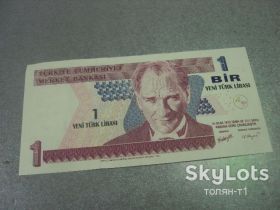 Туреччина Турция ^/--/^ банкнота 1 лир 1970 год  турция №117 ^_^^^ 1 лір 1970 Туреччина No 117 - фото фото фото