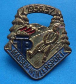 Спортивні Спортивные ^/--/^ Массовый зимний спорт 1956-1957 санный Massen Wintersport JP Германия ^_^^^ Масовий зимовий спорт 1956-1957 санний Massen Wintersport JP Німеччина - фото фото фото