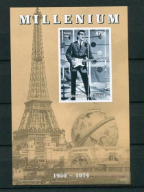 Історія та особистості История и личности ^/--/^ Чад  MILLENIUM BUDDY HOLLY SOUVENIR SHEET  MNH ^_^^^ Чад MILLENIUM BUDDY HOLLY SOUVENIR SHEET MNH - фото фото фото