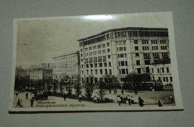 СРСР СССР ^/--/^ Старинная открытка Москва, Театральный проезд, 34 /--/ г ^_^^^ Старовинна листівка Москва, Театральний проїзд, 34 /--/ г - фото фото фото