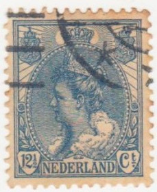 Інші країни Другие страны ^/--/^ Голландия 1899 г. №  57 гашеная ^_^^^ 1899 р. No 57 гашена - фото фото фото