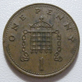 Єлизавета II (після ) Елизавета II (после ) ^/--/^ Велика Британія 1 пенні 1987 року 43045 ^_^^^ Великобритания 1 пенни 1987 года 43045 - фото фото фото
