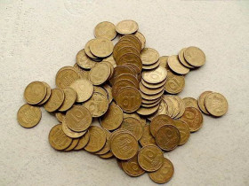 Обігові Обиходные ^/--/^ 10 копійок 2002 рік Україна &amp;quot; 100 штук одним лотом &amp;quot; ^_^^^ 10 копеек 2002 год Украина &amp;quot; 100 штук одним лотом &amp;quot; - фото фото фото