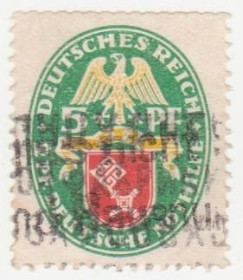 Веймарська республіка Веймарская республика ^/--/^ Германия  ( Рейх) 1929 г. №  426 гашеная ^_^^^ Німеччина (Рейх) 1929 р. No 426 гашена - фото фото фото