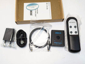 Кабелі, адаптери Кабели, адаптеры ^/--/^ Оптичний аудіокомутатор SGEYR Toslink Switch 2 в 1 вихід, для під&amp;apos;єднання двох оптичних аудіоджерел ^_^^^ Оптический аудиокоммутатор SGEYR Toslink Switch 2 в 1 выход, для подключения двух оптических аудиоисточников - фото фото фото