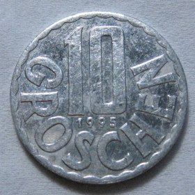 Австрія Австрия ^/--/^ Австрія 10 грошей 1995 року #6 /--/ П /--/ 450 ^_^^^ Австрия 10 денег 1995 года #6 /--/ П /--/ 450 - фото фото фото