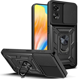 Чохли, бампера Чехлы, бампера ^/--/^ Чохол Fiji Camera Defence для Oppo A /--/ 38 (CPH /--/ 2579) бампер із захистом камери та підставкою Black ^_^^^ Чехол Fiji Camera Defence для Oppo A /--/ 38 (CPH /--/ 2579) бампер с защитой камеры и подставкой Black - фото фото фото