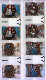Великобританія Великобритания ^/--/^ ZM  UK / Великобритания 1974 г MNH - искусство - г/пары ^_^^^ ZM UK / Велика Британія 1974 р MNH - мистецтво - г/пари - фото фото фото
