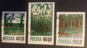 Польща Польша ^/--/^ Польша 1971 флора охрана природы Mi 2067-2069 ^_^^^ Польща 1971 флора охорона природи Mi 2067-2069 - фото фото фото