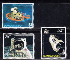 Освоєння космосу Освоение космоса ^/--/^ Космос . Самоа и Сисифо 1979 г  MNH - ^_^^^ Самоа і Сісіфо 1979 MNH - фото фото фото