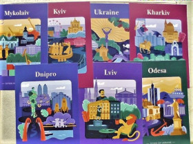 Україна Украина ^/--/^ Підбірка з семи арт листівок &amp;quot; Міста України &amp;quot; ^_^^^ Подборка из семи арт листовок &amp;quot; Города Украины &amp;quot; - фото фото фото