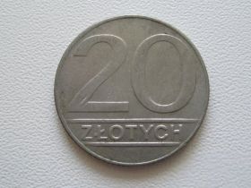 - року - года ^/--/^ Польша 20 злотых 1989 года #10436 ^_^^^ Польща 20 злотих 1989 #10436 - фото фото фото