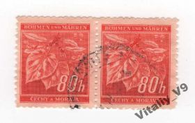 Чехословаччина Чехословакия ^/--/^ Богемия и Моравия 50 A /--/ 1 80 /--/ h red org /--/ 2 ^_^^^ Богемія і Моравія 50 A /--/ 1 80 /--/ h red org /--/ 2 - фото фото фото