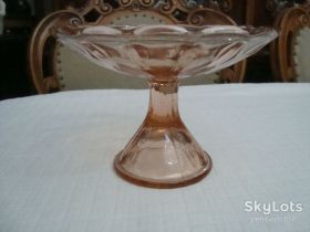 Кухонне начиння, посуд, столове срібло Кухонная утварь, посуда, столовое серебро ^/--/^ Антикваная Фруктовница Конфетница Цветное Стекло СССР 1930 годов ^_^^^ СТАРИННА ВАЗА - ФРУКТОВНИЦЯ КВІТНЕ СТЕКЛО СРСР 1930 РОКІВ NoДК /--/ 3 - фото фото фото