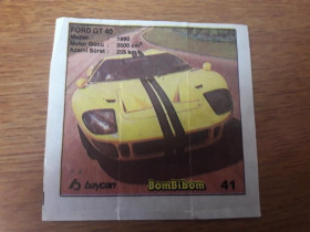 Інше Другое ^/--/^ Вкладыш Baycan BombiBom серия 1 номер 41 авто ^_^^^ Baycan BombiBom серія 1 номер 41 авто - фото фото фото