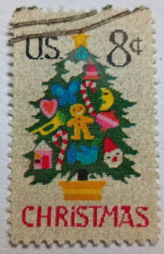 Північна Америка Северная Америка ^/--/^ США 1973 Рождество, гашеная ^_^^^ 1973 — Різдво, гашена - фото фото фото