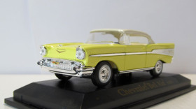 : Закордонні : Зарубежные ^/--/^ Chevrolet Bel Air 1957, DeAgostini. 1:43 открытый блистер. AUTO AMERIKA Итальянская журналка ^_^^^ Chevrolet Bel Air 1957, DeAgostini. 1:43 відкритий блістер. AUTO AMERIKA Італійська журналка - фото фото фото