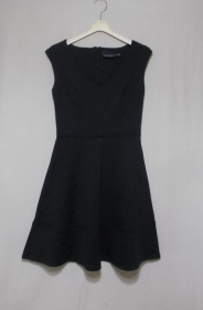 Сукні Платья ^/--/^ Платье мини трикотажное черное нейлон &amp;apos;Cynthia Rowley&amp;apos; 40 /--/ р ^_^^^ Сукня міні трикотажне чорне нейлон &amp;apos;Cynthia Rowley &amp;apos; 40 /--/ р - фото фото фото
