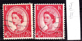 Великобританія Великобритания ^/--/^ Великобритания  гаш 1952 г  - HM QE-II - подборка -  1 /--/ й и 2 /--/ й тип - ^_^^^ Великобританія гаш 1952 - HM QE-II - добірка - 1 /--/ й і 2 /--/ й тип - - фото фото фото