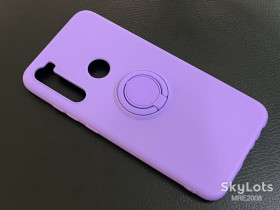 Чохли, бампера Чехлы, бампера ^/--/^ Чохол Soft Silicone Case vs Magnet Ring Xiaomi Redmi Note 8 purple ^_^^^ Чехол Soft Silicone Case vs Magnet Ring Xiaomi Redmi Note 8 purple - фото фото фото